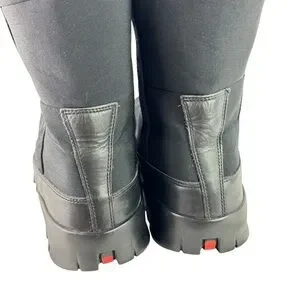 Prada | Shoes | Prada Linea Rossa Black Nylon Quilted Snow  display picture 1